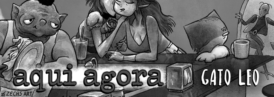 gato Leo Aqui Agora Banner