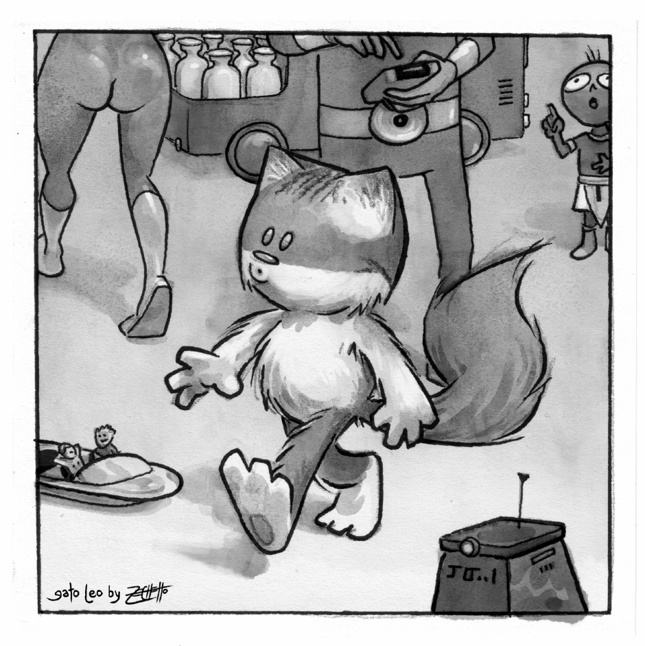 gato Leo Idílica/Halcyon