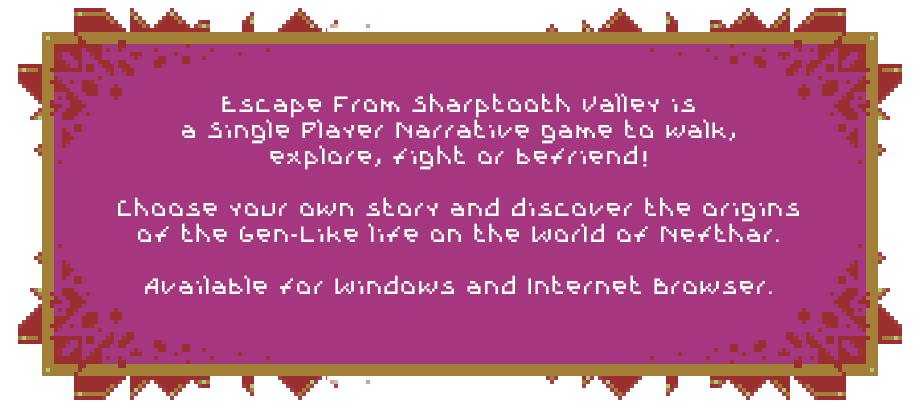 Sharptooth Valley Game Text